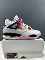 Jordan Air Jordan 4 Retro Comic Sneakers White Black Pink JA1135-100