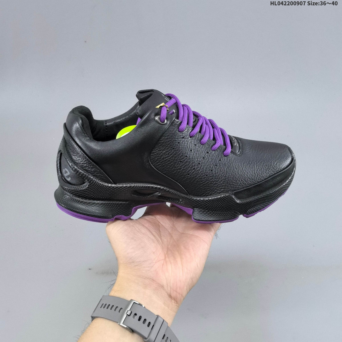 ECCO Biom Low-Top Outdoor Shoes Black with Contrast Laces