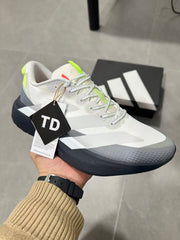 Adidas Lightstrike Pro Running Shoes White Grey Neon
