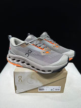 On Cloudsurfer Trail 2 Gray Trail Running Shoes