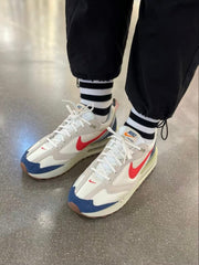 Nike Air Max Dawn DV1487-162 Sneakers, Sail Red Blue