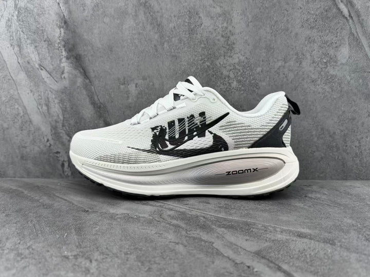 Nike ZoomX White and Black Running Sneakers