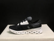 On Cloudstratus 3 Running Shoes, Black and White
