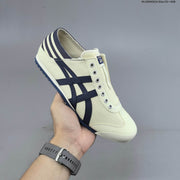 Onitsuka Tiger Mexico 66 SD Paraty Slip-On Sneakers, Cream/Navy
