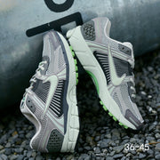 Nike Air Zoom Vomero 5 Sneakers in Gray and Volt Green