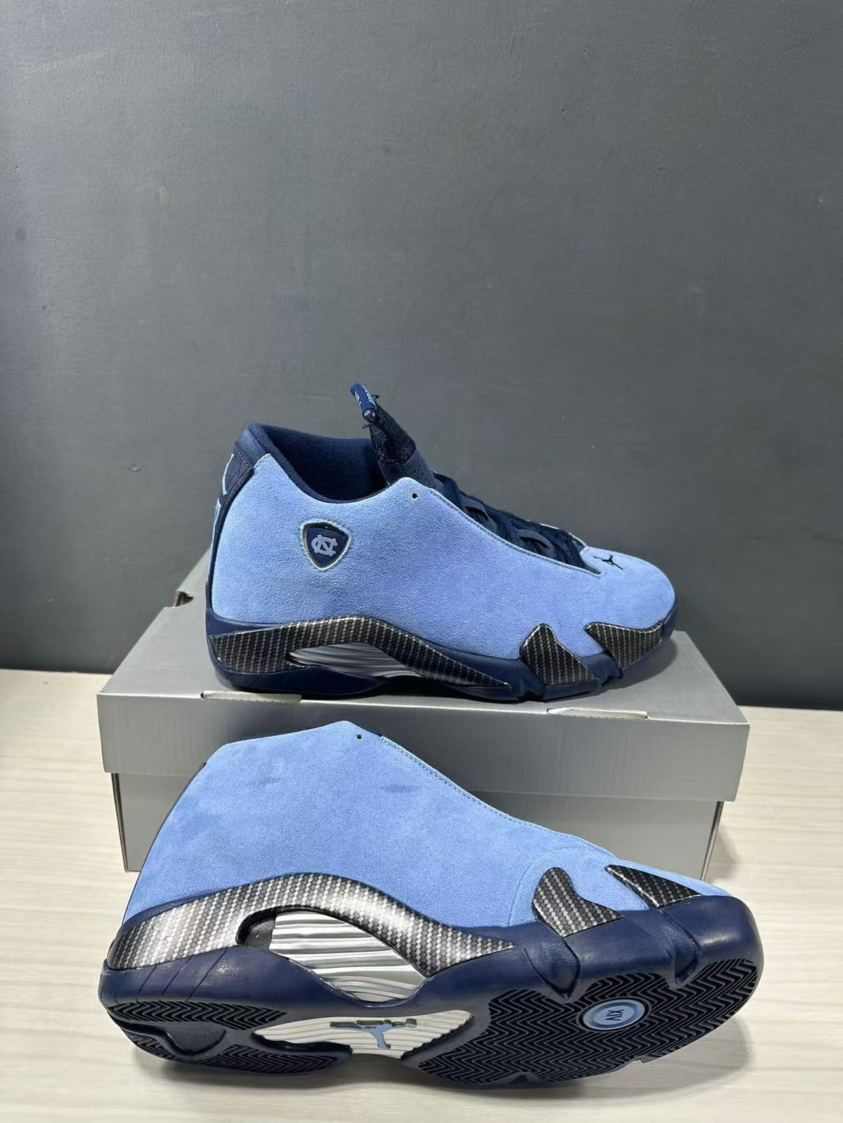 Jordan Air Jordan 14 Retro Howard PE Blue Sneakers IF5015-407