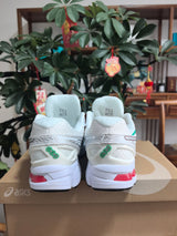 ASICS N12 White and Green Running Shoes