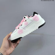 MLB Chunky Liner Low-Top Sneakers, White and Pink