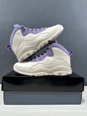 Jordan Air Jordan 10 Hydrangeas Sneakers White Purple IQ0388-101