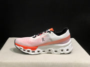 On Cloudmonster 2 Running Shoes in White and Orange