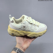 FILA Chunky Sole Sneakers in Cream and Charcoal
