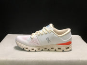 On Cloud X 4 Ivory Salmon Running Sneakers