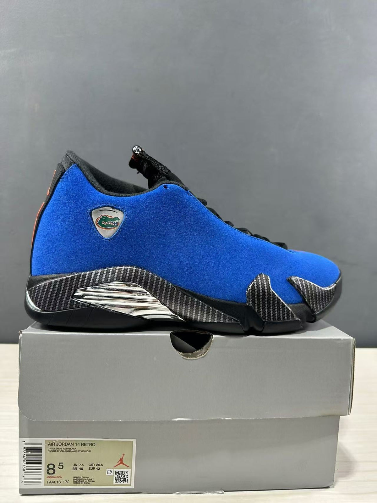 Jordan Air Jordan 14 Retro Florida Gators Blue Sneakers FA4616-172