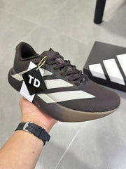 KJ2002 Gray Running Shoes with White Stripes