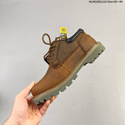 CAT Brown Low-Cut Lace-Up Utility Boots HL041901115