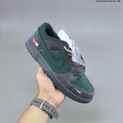 Nike Dunk SB Low Supreme Green Grey Sneakers