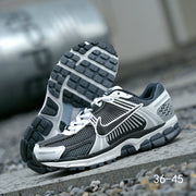 Nike Air Zoom Vomero 5 Sneakers, Black and White