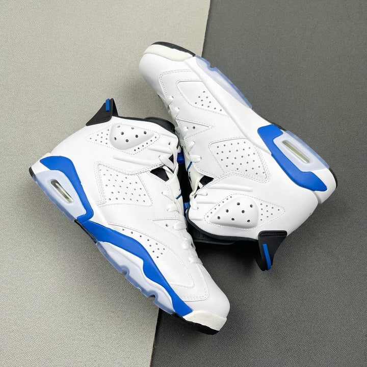 Jordan Air Jordan 6 Retro Sport Blue High-Top Sneakers