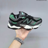 New Balance 9060 Sneakers in Charcoal and Green
