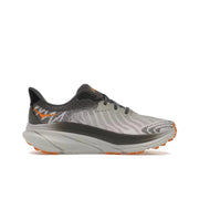 HOKA Challenger 7 Trail Running Shoes Gray Orange