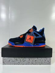 Jordan Air Jordan 4 Retro Black Blue Orange Sneakers