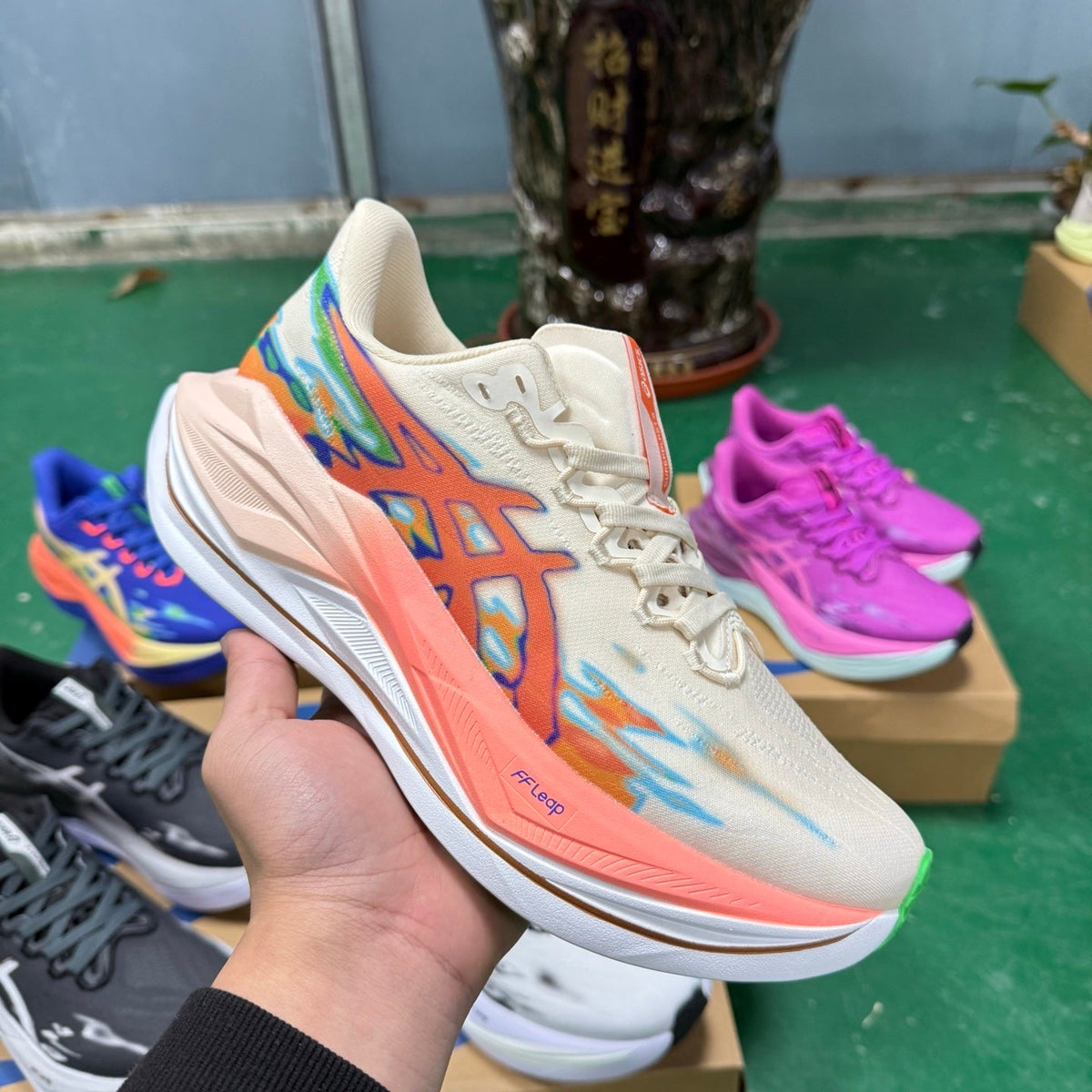 ASICS SUPERBLAST 3 Running Shoes Beige Orange 1013A188-003
