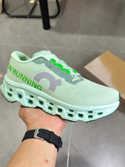 On Cloudmonster 2 Mint Green Running Shoes