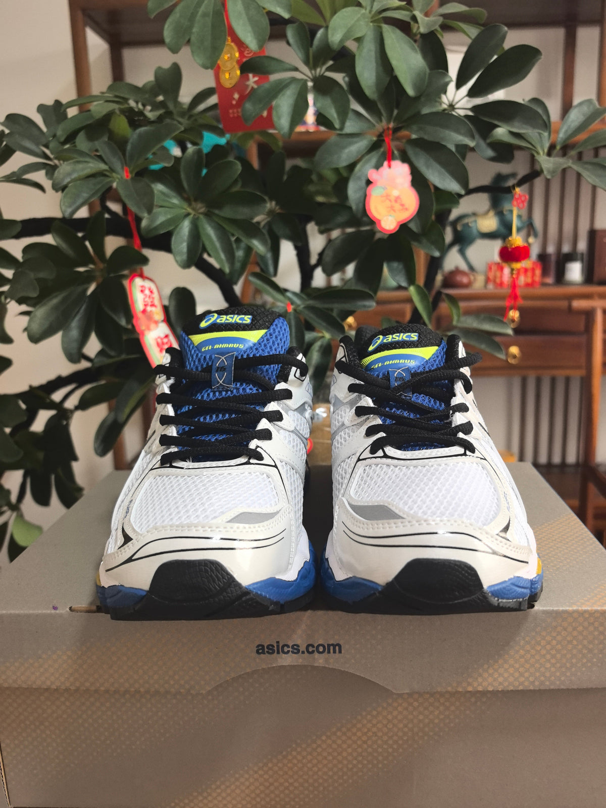 ASICS GEL-Quantum 360 White Black Blue Sneakers