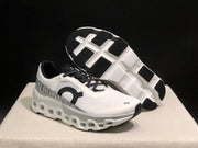 On Cloudmonster 2 Running Shoes, White/Silver