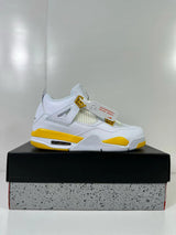 Jordan Air Jordan 4 White Yellow Sneakers AQ9129-102