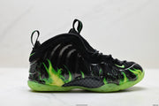 Nike Air Foamposite Huarache Black Green Basketball Sneakers