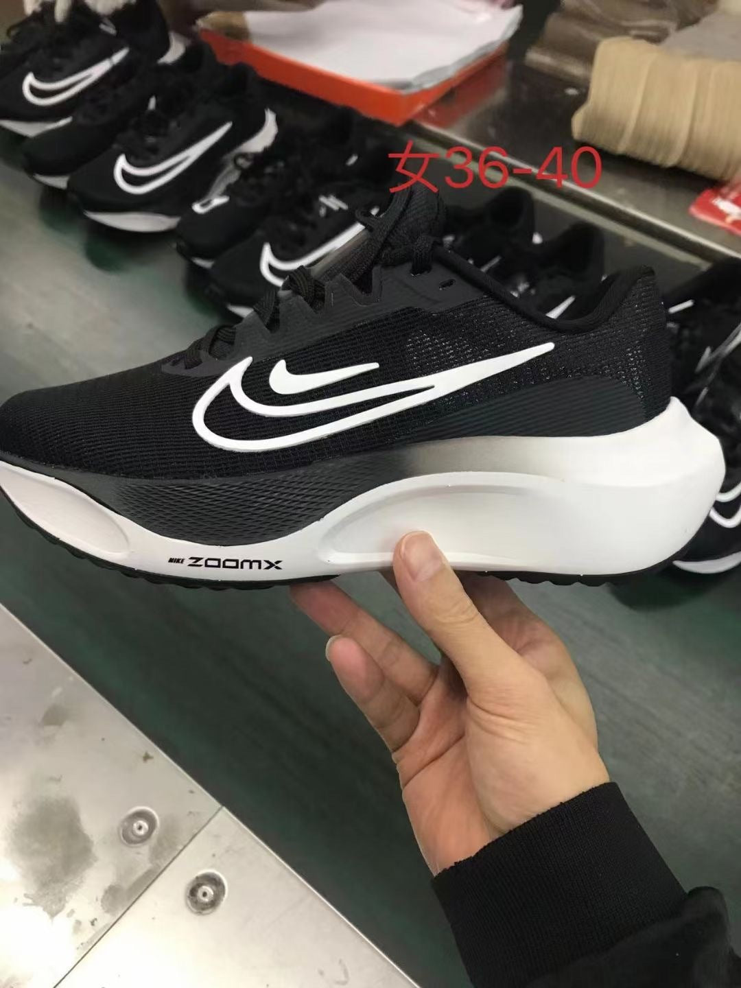 Nike Zoom Fly 5 Running Shoes, Black/White, DH8974-001