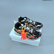 Off-White Be Right Back Low-Top Sneakers in Black and Orange