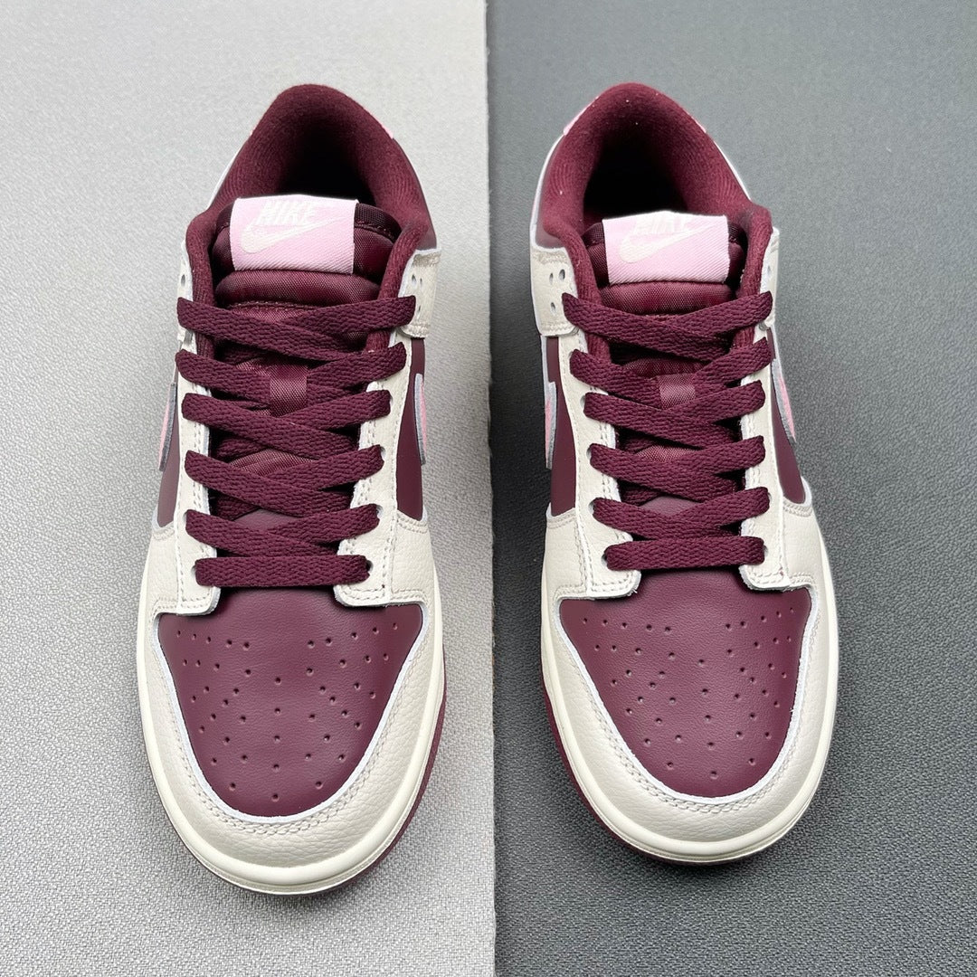 Nike Dunk Low Valentine’s Day Sneakers Burgundy Pink DR9705-100