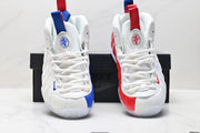 Nike Air Foamposite One Penny Hardaway White Blue Red Sneakers