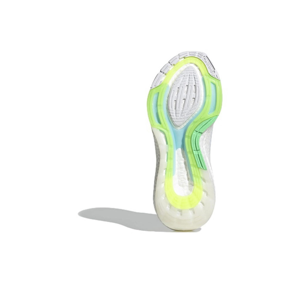 adidas UltraBoost 22 GX5926 White and Green Running Shoes