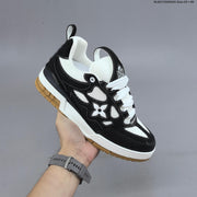 Louis Vuitton Trainer-Style Sneakers in Burgundy and White