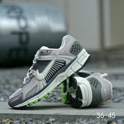 Nike Air Zoom Vomero 5 Sneakers in Gray and Volt Green
