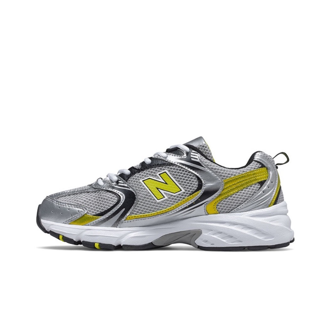 New Balance MR530SC Silver and Yellow Sneakers