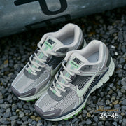 Nike Air Zoom Vomero 5 Sneakers in Gray and Volt Green