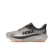 HOKA Challenger 7 Trail Running Shoes Gray Orange
