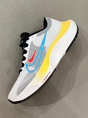 Nike Zoom Fly 5 Running Shoes White Yellow Blue DM8974-002