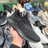 adidas Alphabounce AMSM Black Running-Style Sneakers