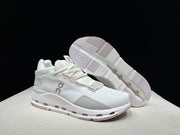 On Cloudnova 2 Sneakers, White and Orchid