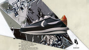 Nike Sacai LDWaffle Black Grey Sneakers BV0073-001