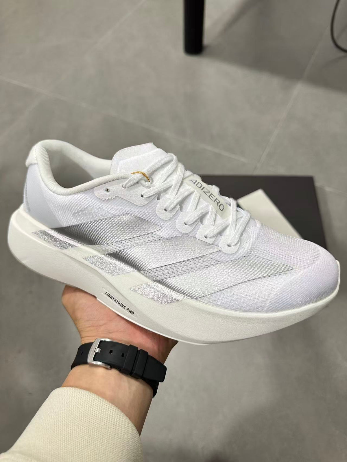 adidas Lightstrike Pro White Running Shoes JR6207
