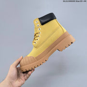 Timberland Yellow High-Top Lace-Up Boots