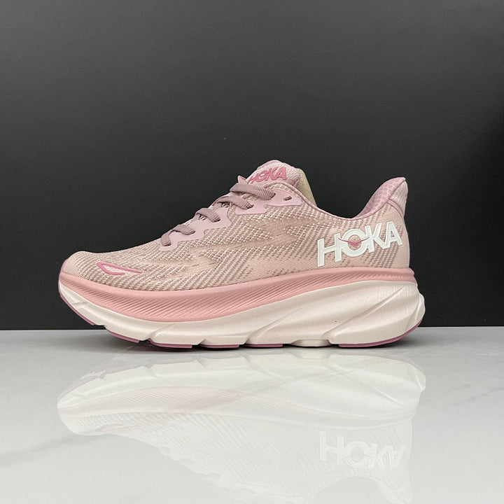 HOKA Clifton 9 Pink Running Shoes