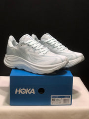 HOKA Clifton 10 White Running Shoes