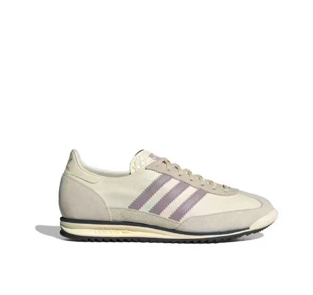 adidas IE3428 Low-Top Sneakers in Cream and Lavender